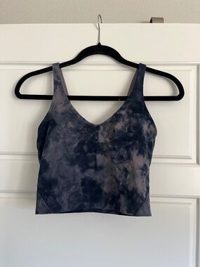 Lululemon Align Tank Navy Diamond Dye size 6